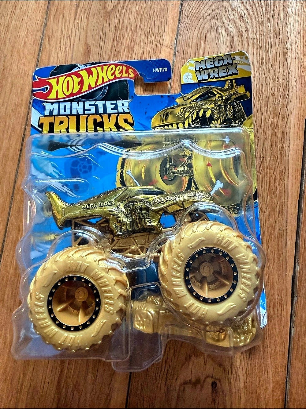 Hot Wheels Monster Trucks Mega Wrex Gold Edition Gold Die-Cast Vehicle